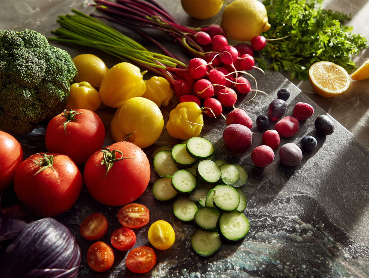 Familie preparând mese sănătoase împreună